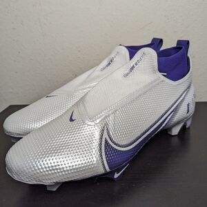 Nike Mens Size 15 Vapor Edge Pro 360 Football Cleats White Purple  CV6345-104